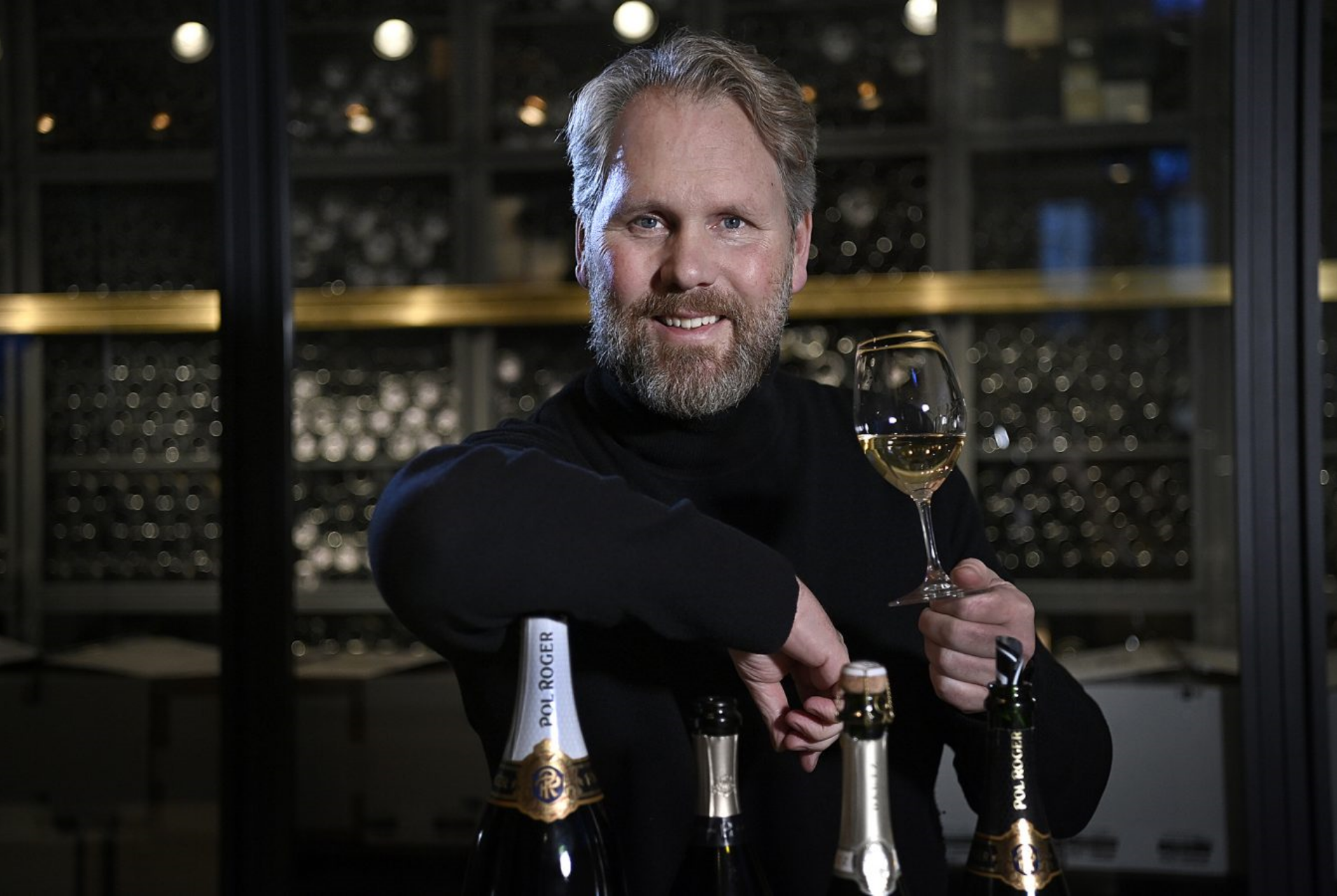 Champagneprovning med Fredrik Schelin